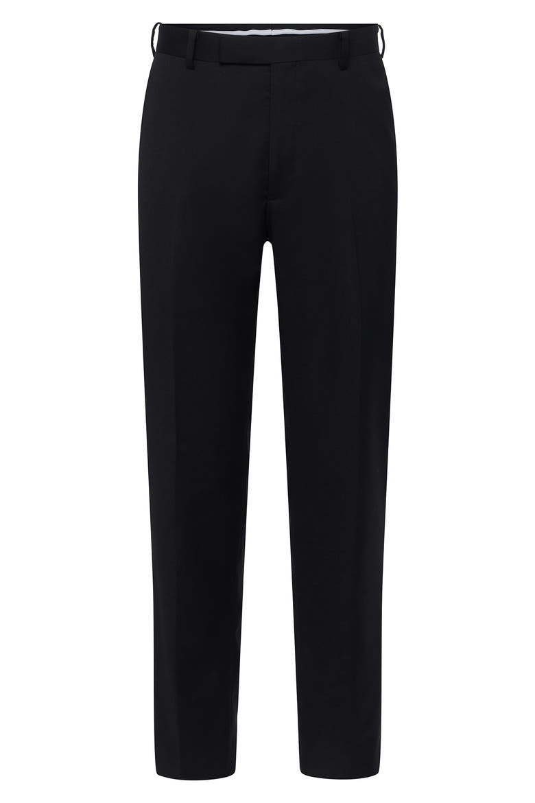 Performance Tailored Fit Suit Separate Trousers, Alternate, color, BLACK