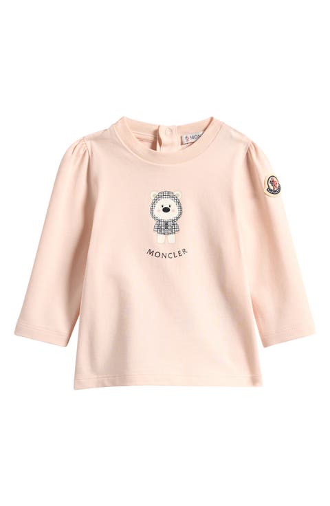 Kids' Long Sleeve Stretch Cotton Graphic T-Shirt