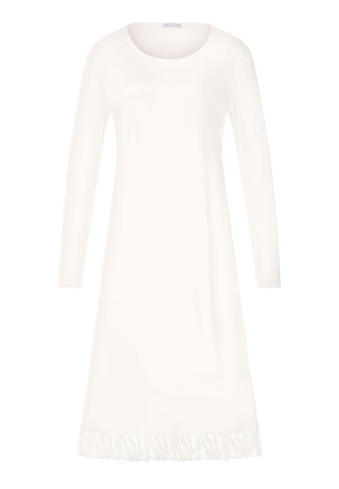 Rosaria Floral Embroidered Cotton Nightgown