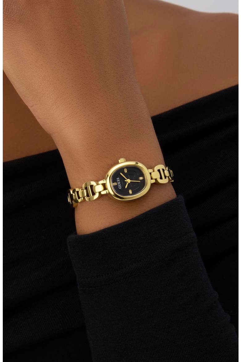 Vivian Oval Bracelet Watch, 21mm, Alternate, color, GOLD TONE