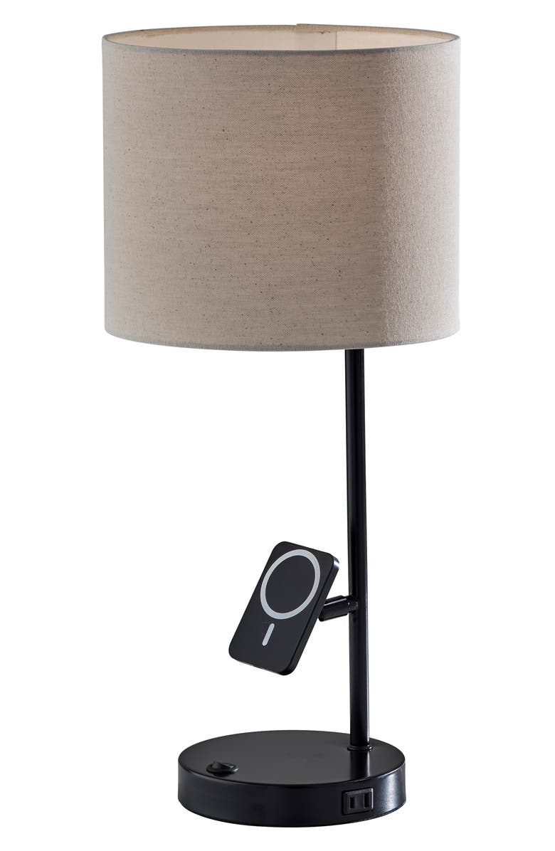 ADESSO LIGHTING Wyatt Supercharger Desk Lamp, Main, color, Black