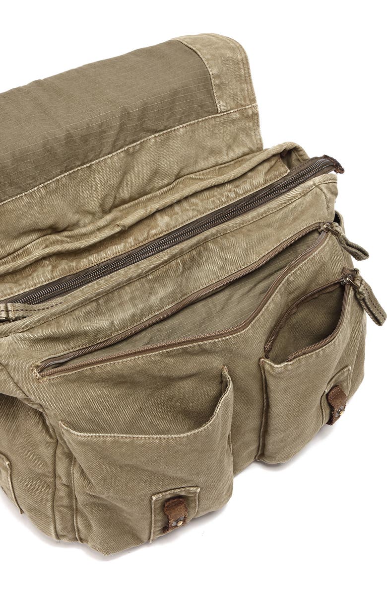 THE SAME DIRECTION Coastal Canvas Messenger Bag, Alternate, color,