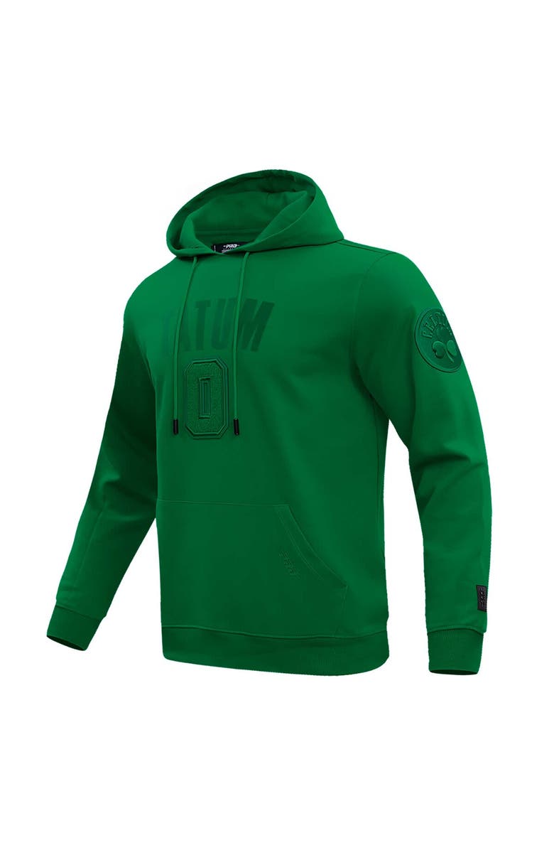 PRO STANDARD Men's Pro Standard Jayson Tatum Kelly Green Boston Celtics Triple Tonal Player Pullover Hoodie, Alternate, color, Kelly Green