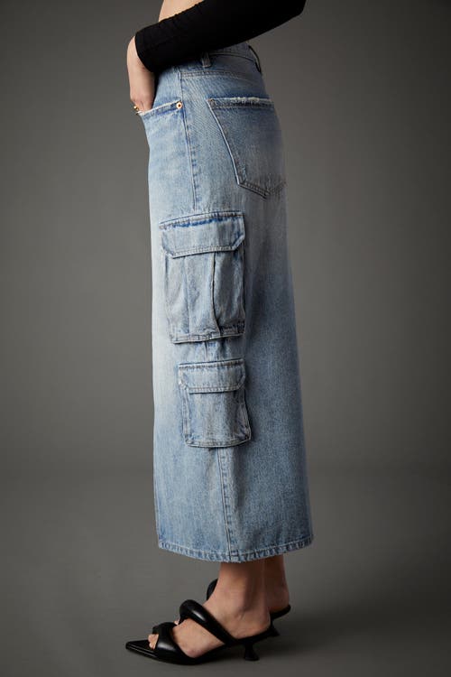 Blue Revival Major General Midi Skirt In Crete
