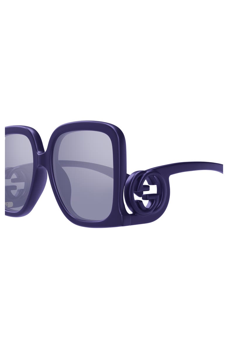 Gucci 58mm Square Sunglasses, Alternate, color, 