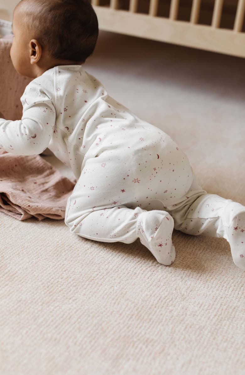 Pehr Stardust Organic Cotton One-Piece Pajamas, Alternate, color, 