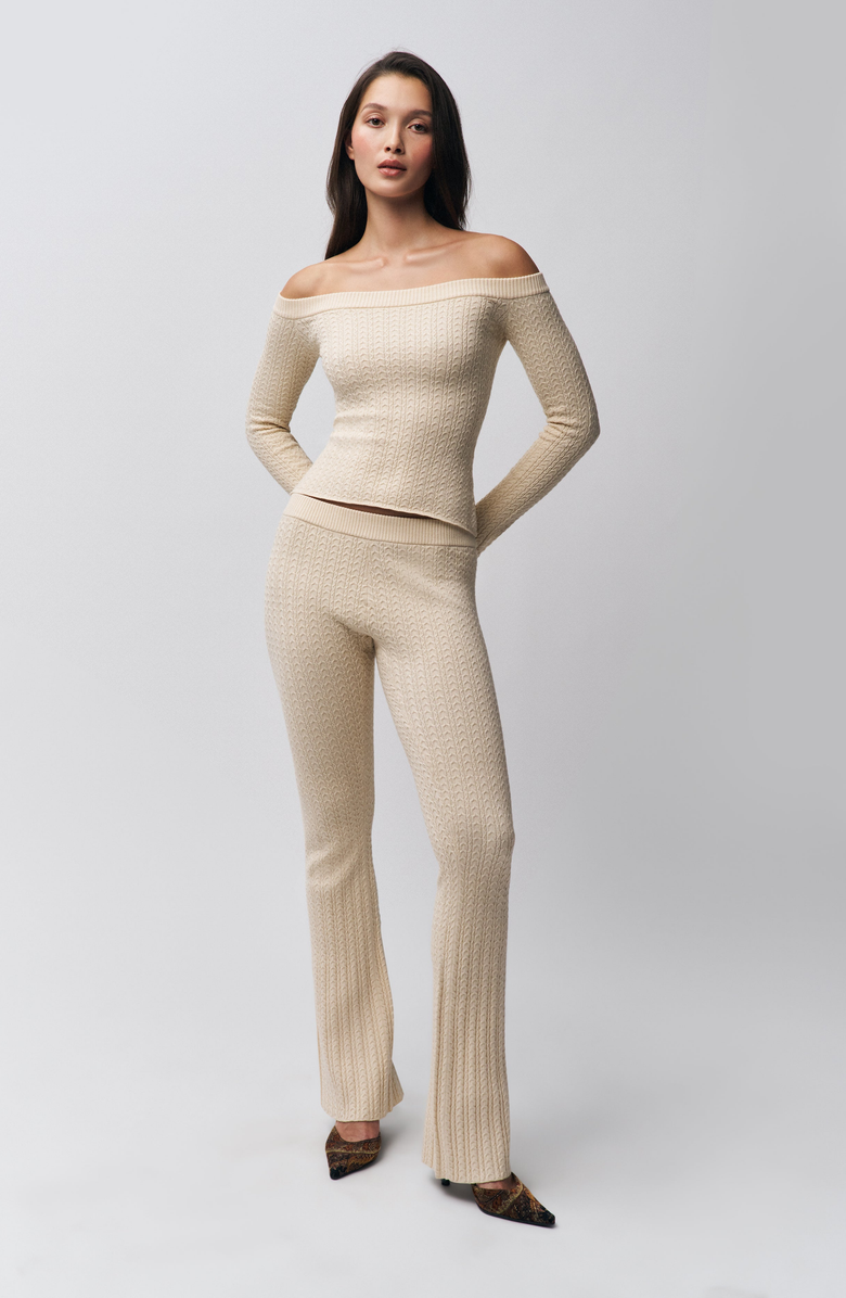 Guizio Mia Top, Alternate, color, Ivory