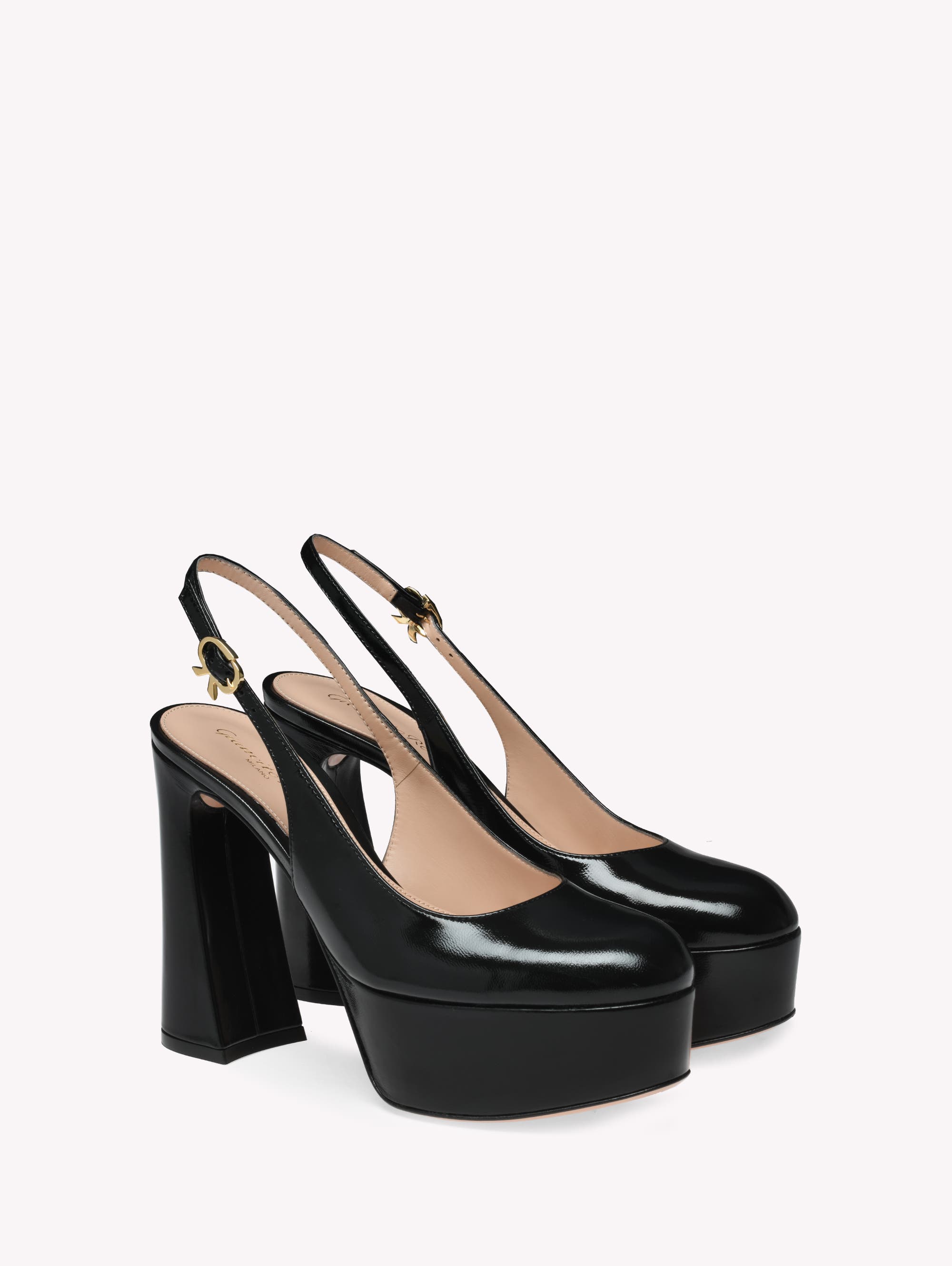 Gianvito Rossi Bessie Pumps, Alternate, color, Black Nappa