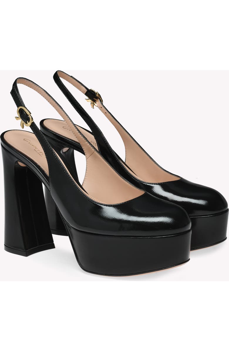 Gianvito Rossi Bessie Pumps, Alternate, color, Black Nappa