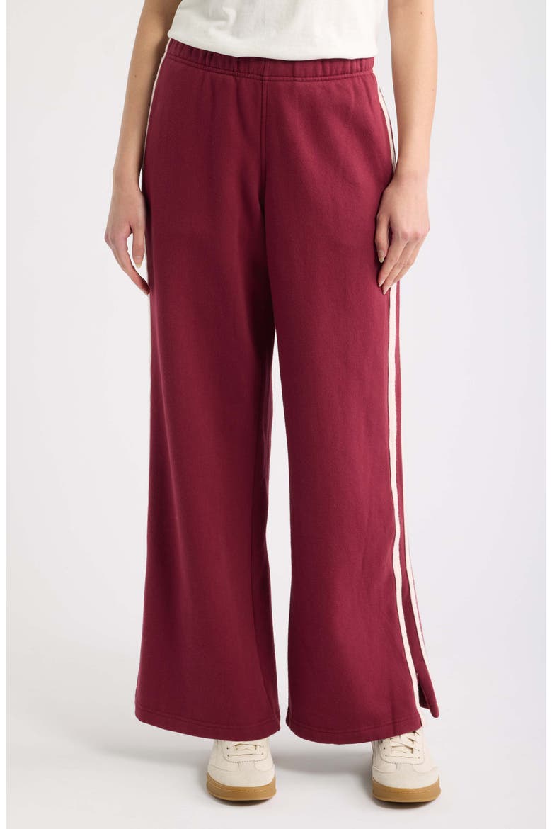 Cloud 9 Fleece Track Pants, Main, color, CABERNET