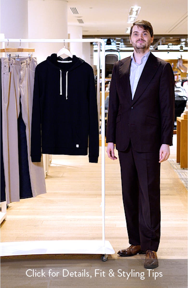 Cotton Blend French Terry Pullover Hoodie, sales video thumbnail