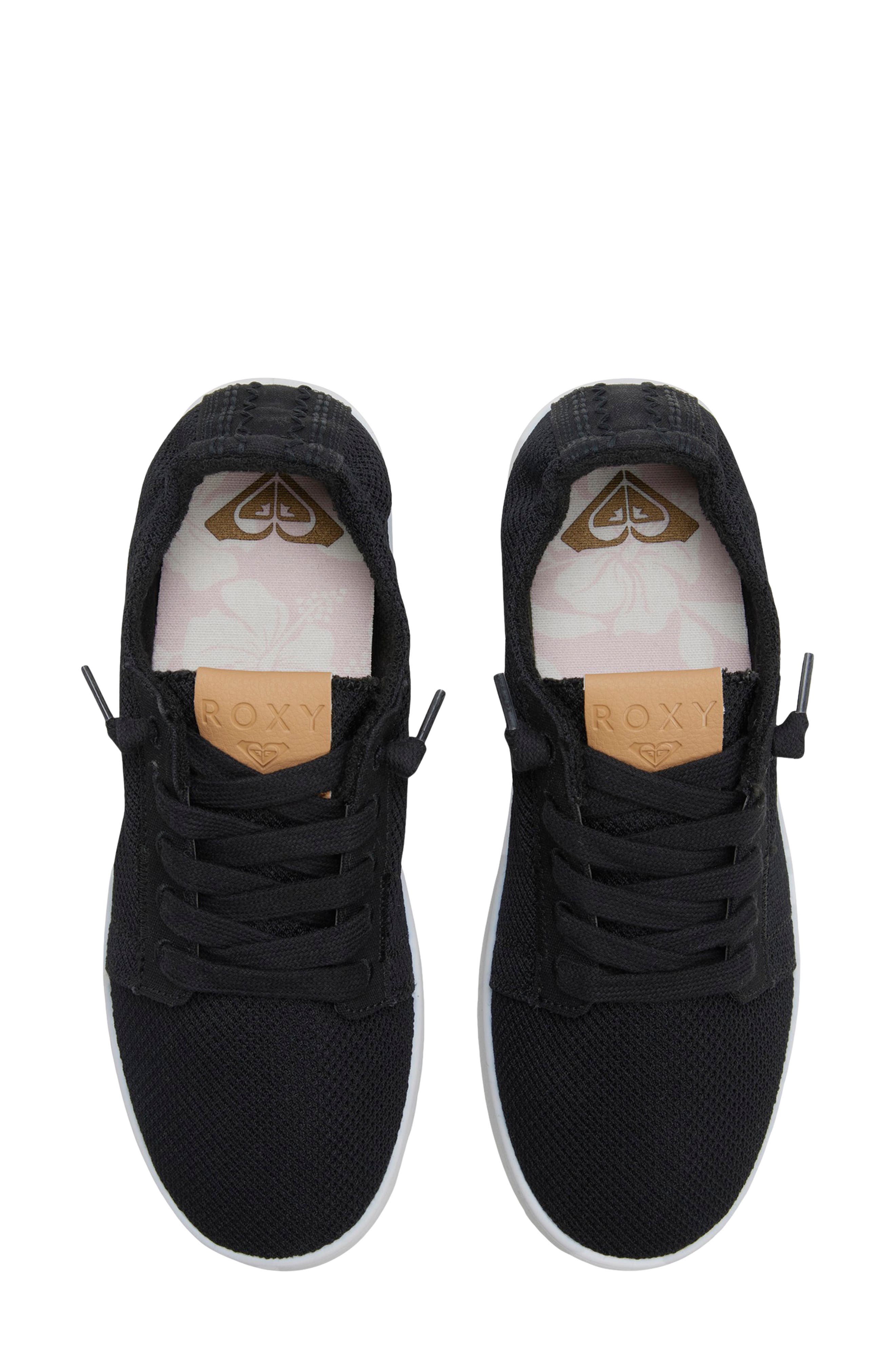 Roxy Mauka Sneaker, Alternate, color, Black