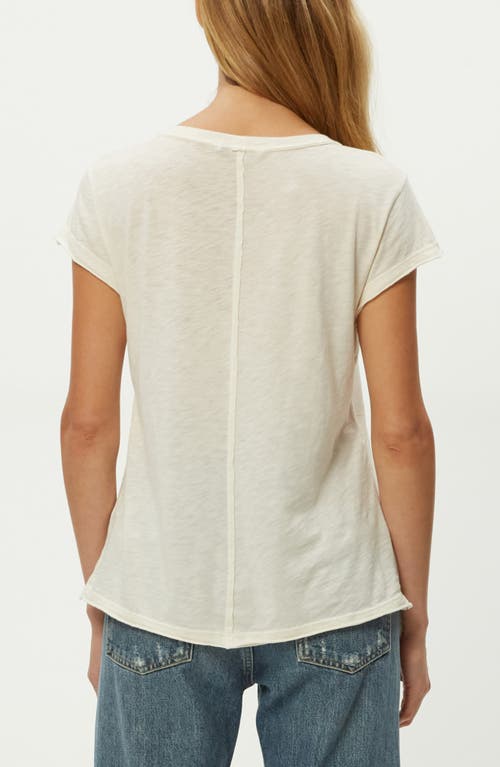 Michael Stars Slub Crewneck Tee In White