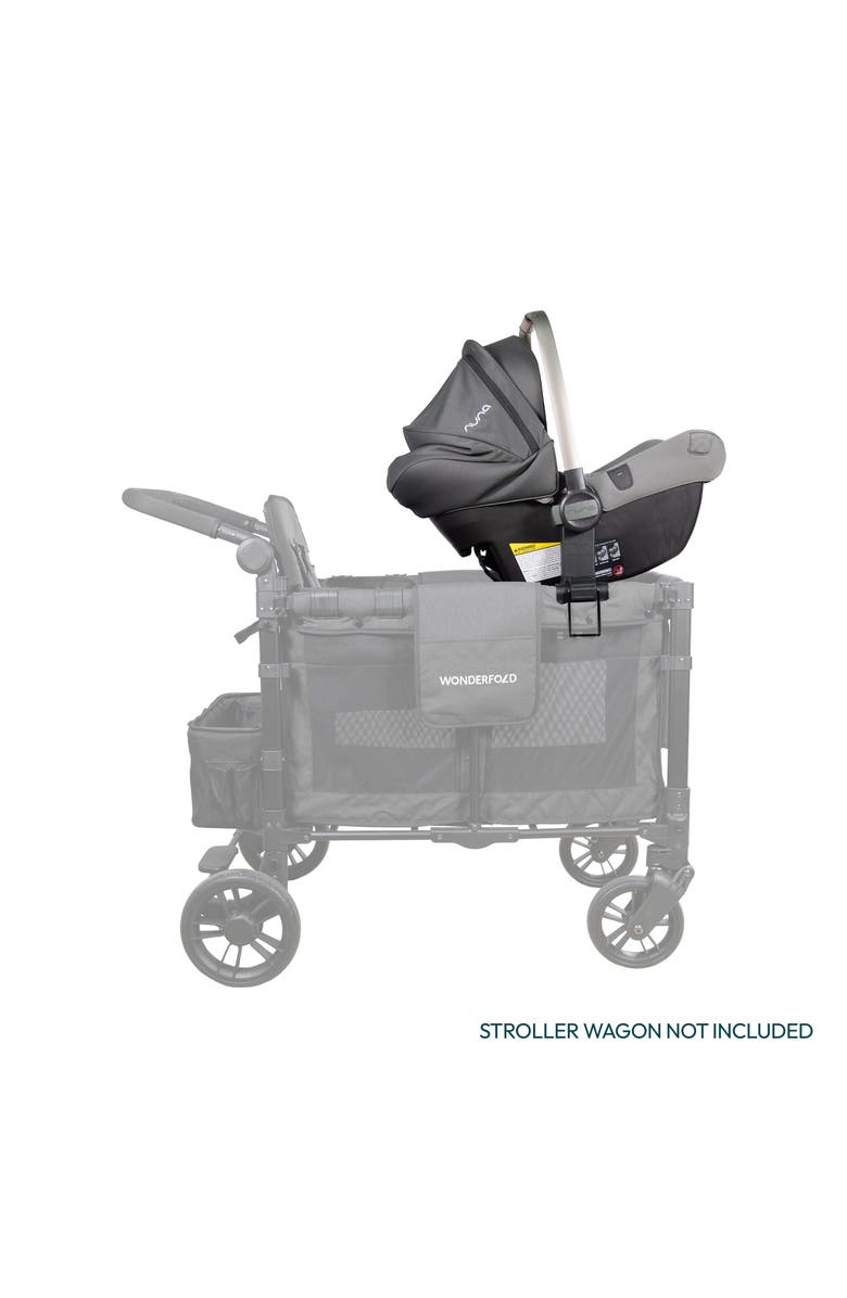 WonderFold W2 Series Car Seat Adapter, Alternate, color, Black