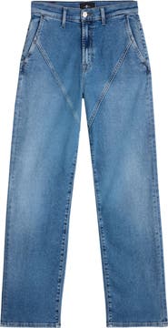Seven Stovepipe Straight Leg Jeans