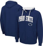 COLOSSEUM Men's Colosseum Navy Penn State Nittany Lions Big & Tall Full-Zip Hoodie