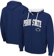 COLOSSEUM Men's Colosseum Navy Penn State Nittany Lions Big & Tall Full-Zip Hoodie