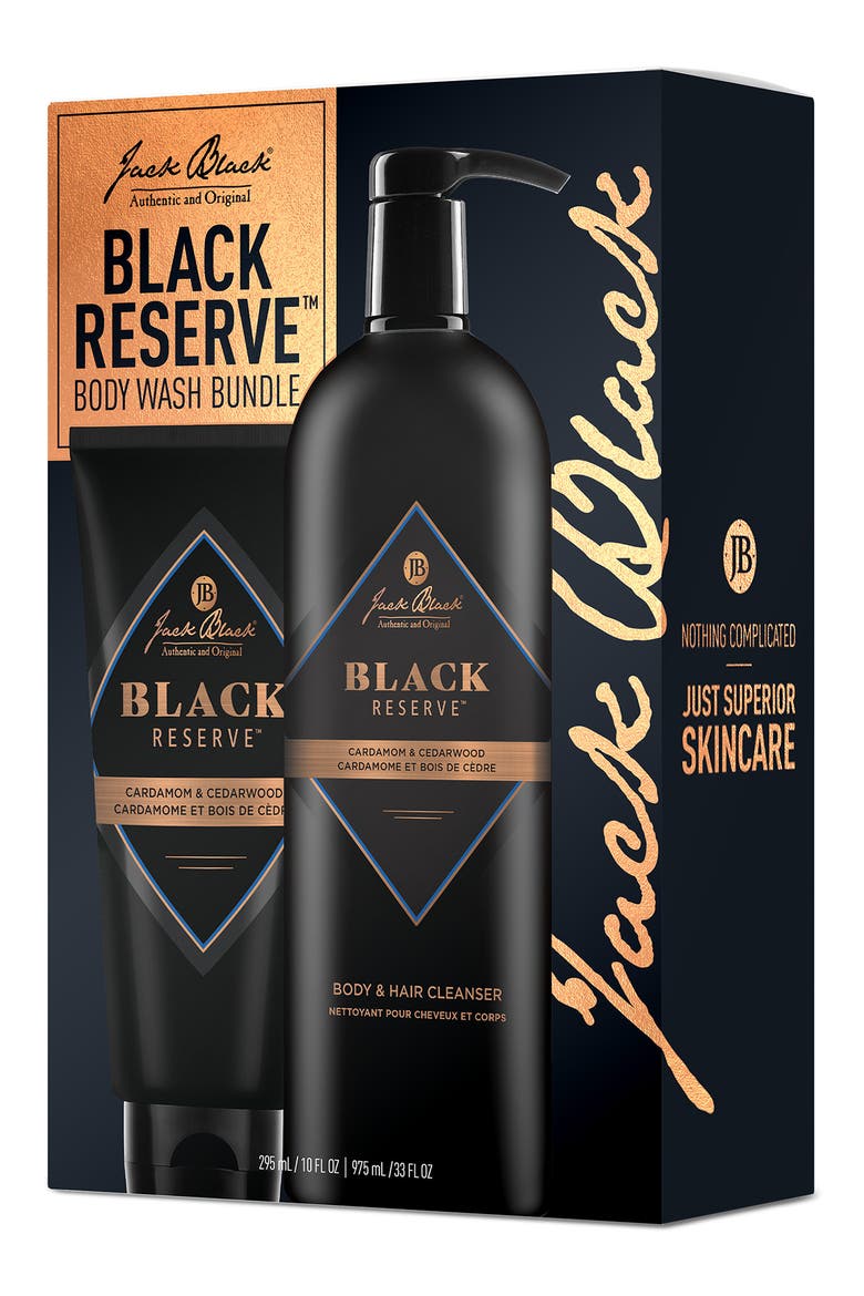 Black Reserve Body & Hair Cleansers Bundle Set $76 Value, Alternate, color, NO COLOR