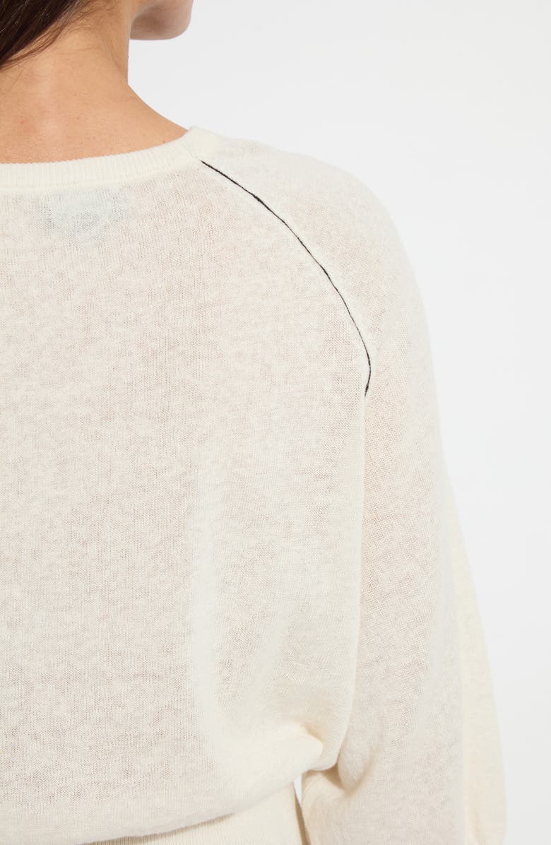 Lysse Anabela Linen Blend Sweater, Alternate, color, Sepia