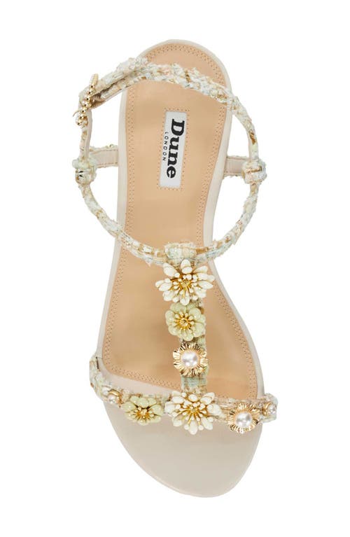 Dune London Nature Ankle Strap Sandal