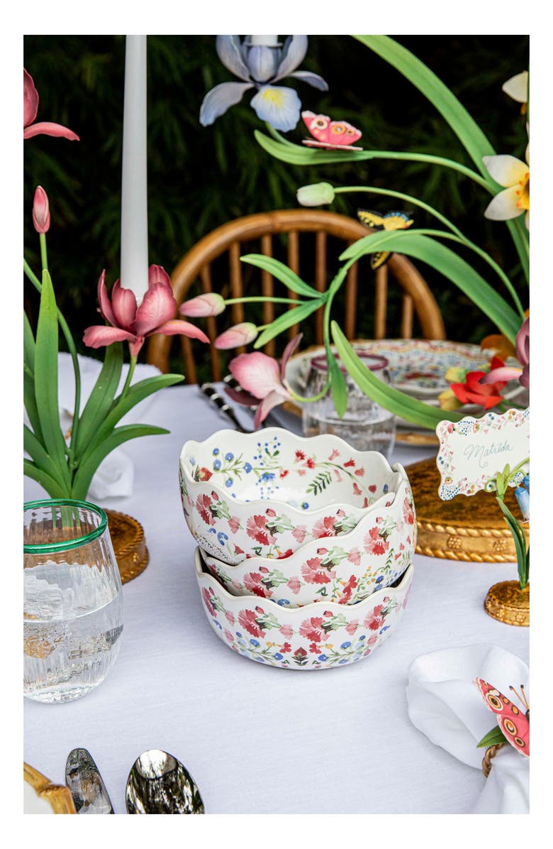 Juliska Sofia Cereal/Ice Cream Bowl, Alternate, color, Multi Pink