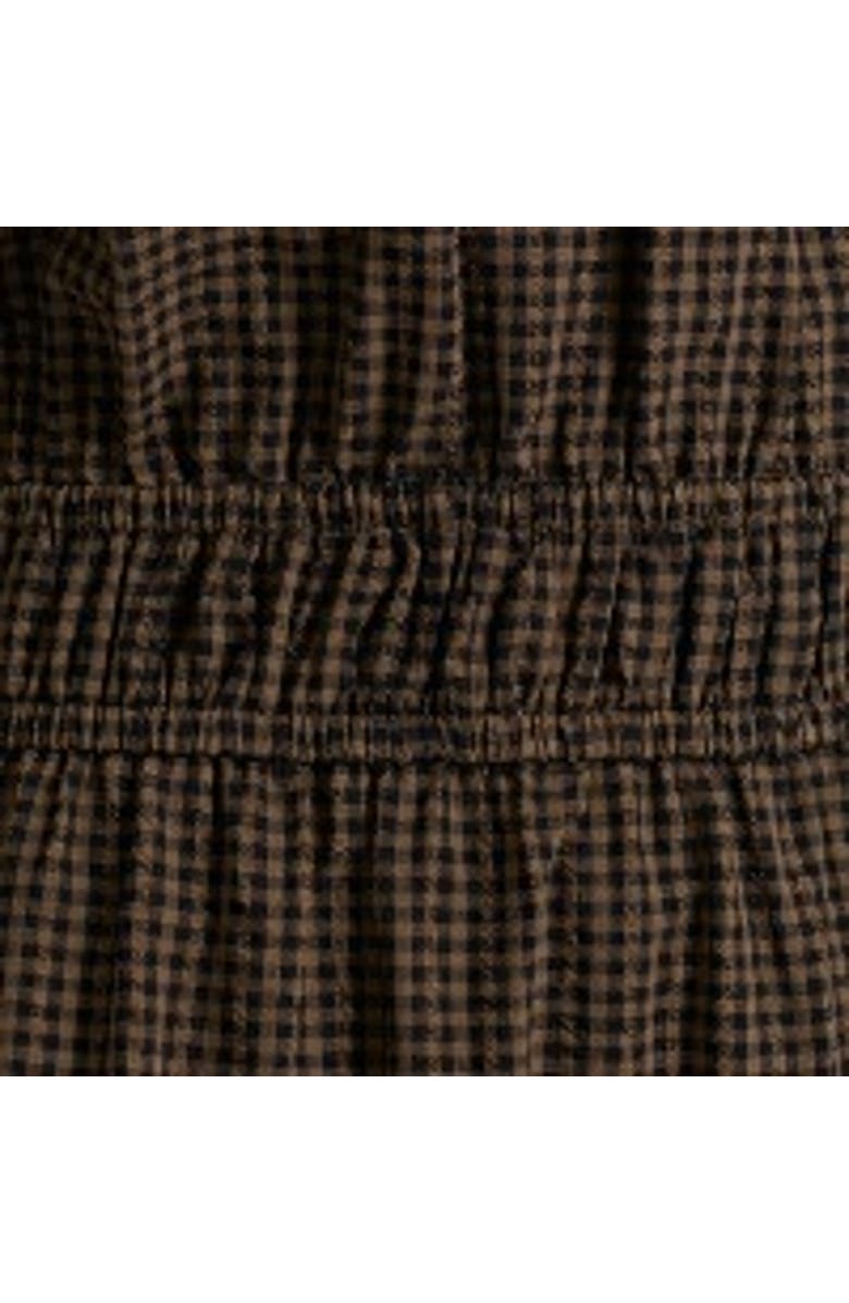 Albaray Gingham Midi Dress, Alternate, color, Chocolate