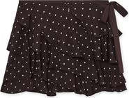 Reiss Cherie Polka Dot Tiered Ruffle Skort