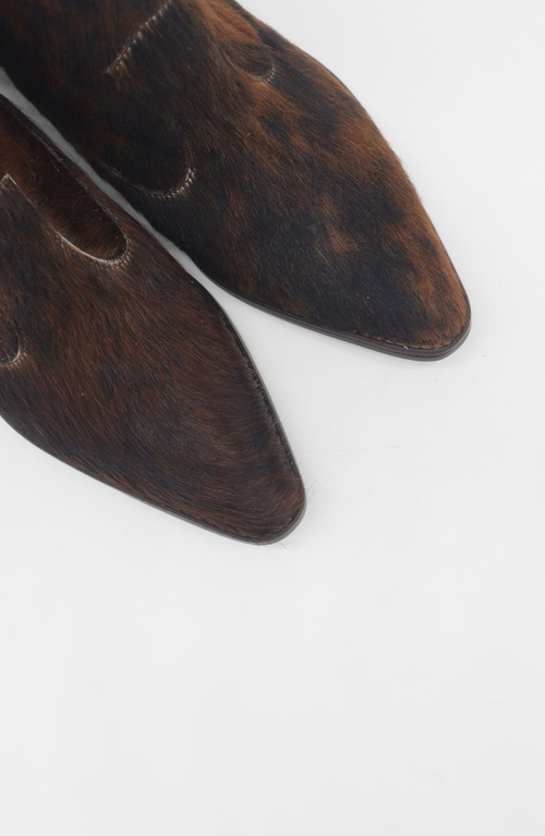 Stivali New York Nomad Western Cowboy Booties In Brown