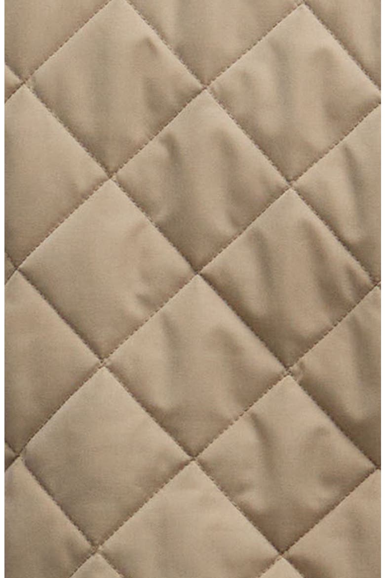Shoveler Diamond Quilted Jacket, Alternate, color, MILITARY BROWN