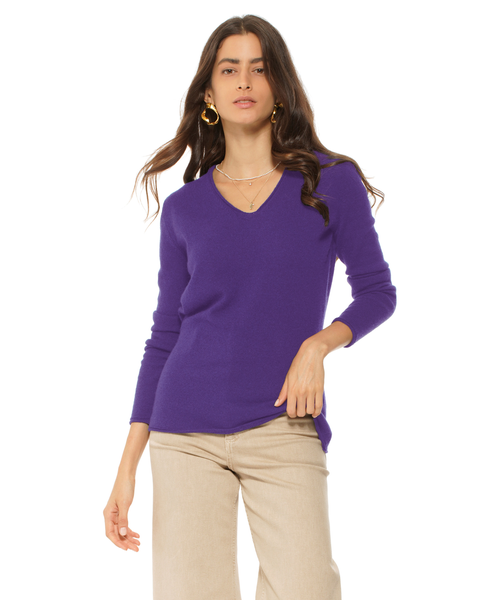 Ultra-Light Cashmere V-Neck Sweater