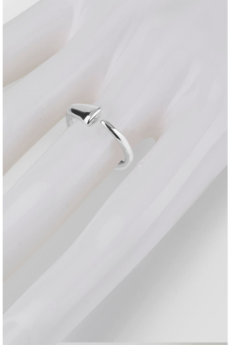Silver Icicle Open Ring Adjustable, Alternate, color, Sterling Silver