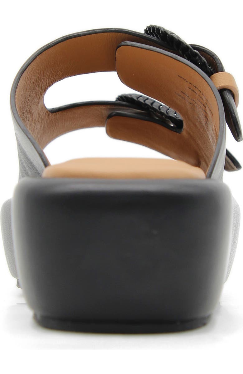 Gentle Souls Theresa Platform Slide Sandal, Alternate, color, Black Leather