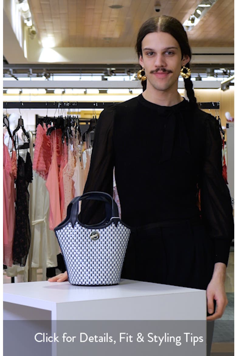 Anchor Woven Bucket Crossbody Bag video