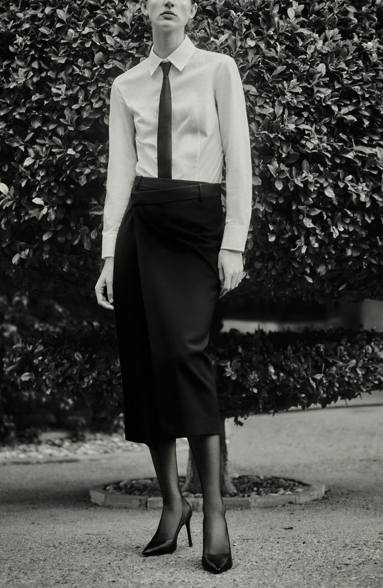 MANGO Cotton Button-Up Shirt, Alternate, color,