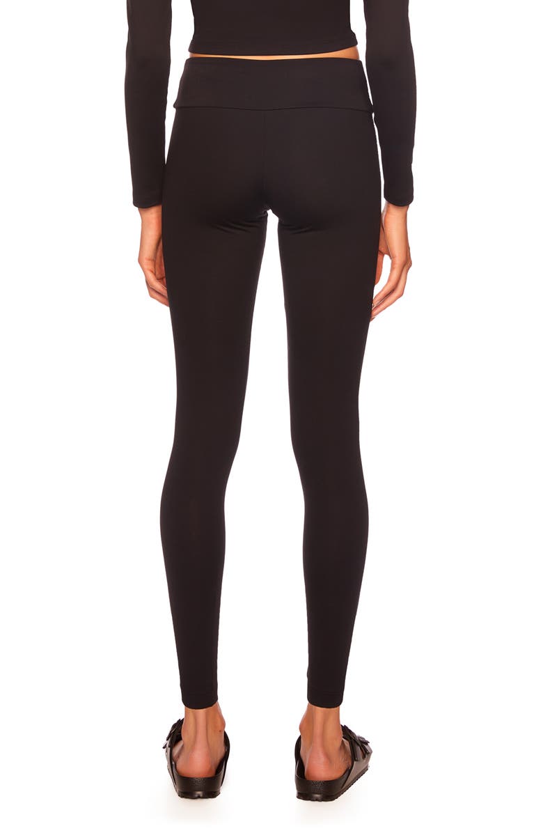 Susana Monaco Essential Leggings, Alternate, color, Black