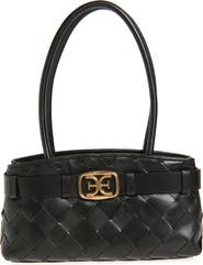 Sam Edelman Cleo Woven Leather Shoulder Bag