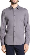 Theory Sylvain ND Structure Knit Button-Up Shirt