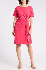 DKNY Faux Wrap Dress