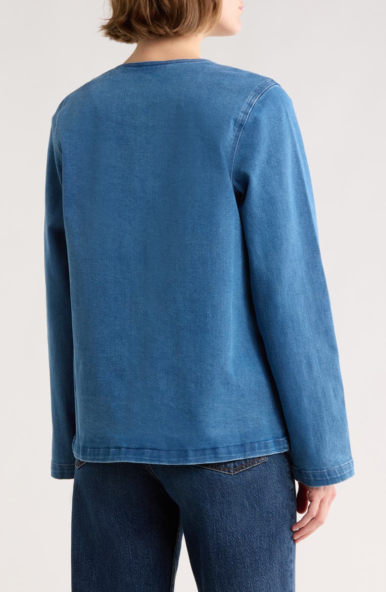 AREA STARS Denim Jacket, Alternate, color, Dark Blue