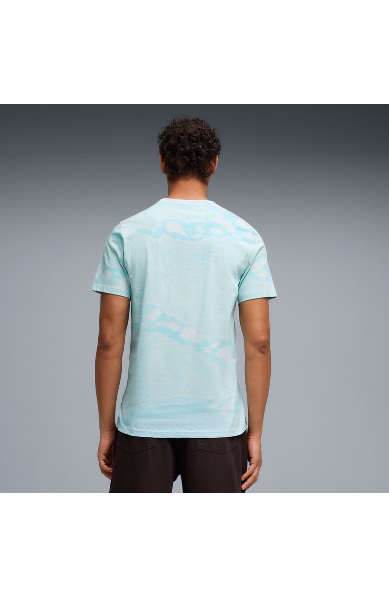 PUMA Men's Puma Mint Portugal National Team AOP FtblCulture T-Shirt, Alternate, color, Mint