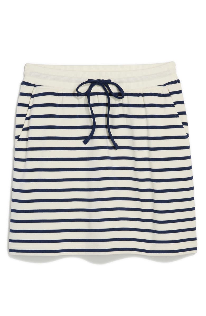 vineyard vines Dreamcloth Stripe Drawstring Skirt, Alternate, color, Stripe Nautical Navy