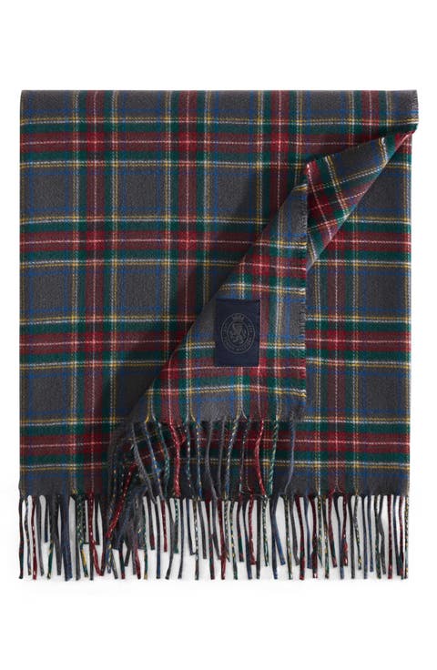 Spruce Tartan Throw Blanket