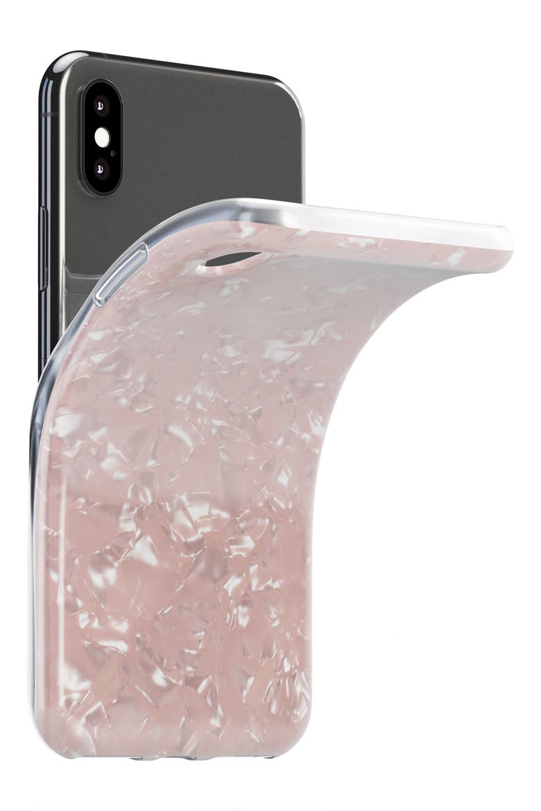 Rose Shimmer iPhone X/Xs/Xs Max & XR Case, Alternate, color, ROSE