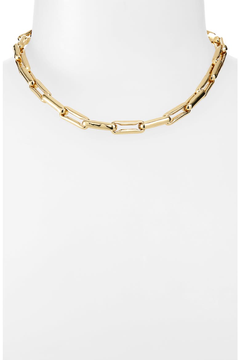 Claire Collar Necklace, Alternate, color, GOLD PLATED