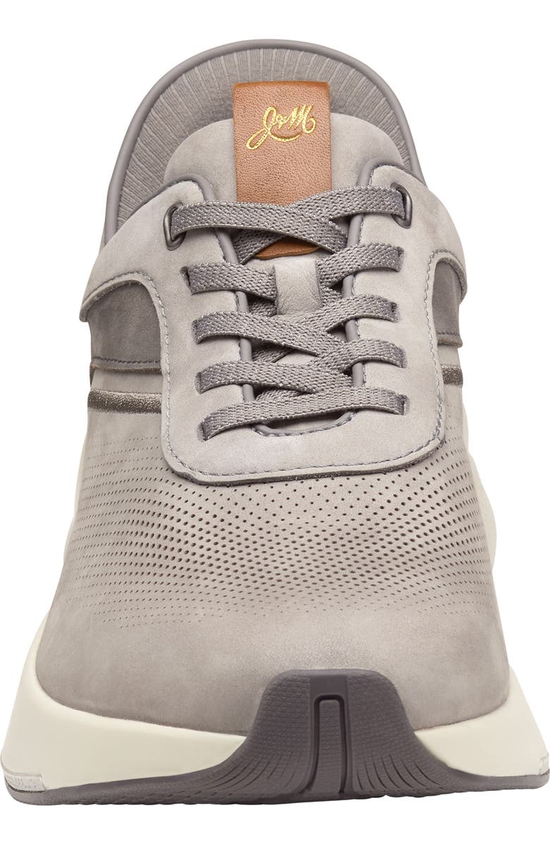 Johnston & Murphy Surge U-Throat Embossed Sneaker, Alternate, color, Gray Nubuck