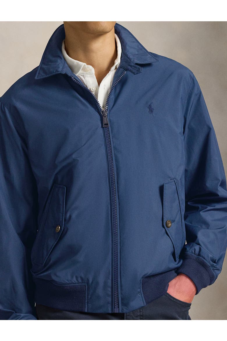 Big & Tall Packable Classon Windbreaker Jacket, Alternate, color, NIGHT NAVY