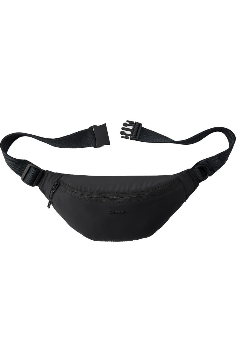 Nike Water Repellent Belt Bag, Main, color, Obsidian