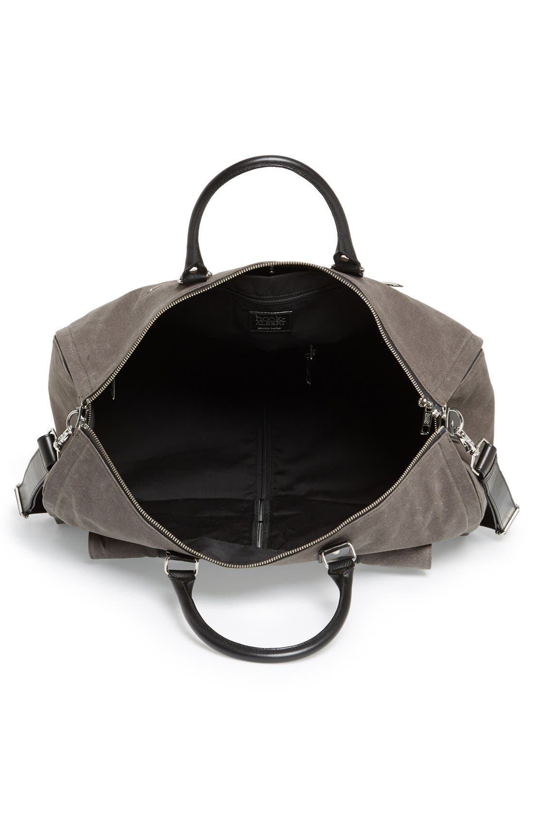 hook + ALBERT Canvas Garment/Duffel Bag, Alternate, color, 