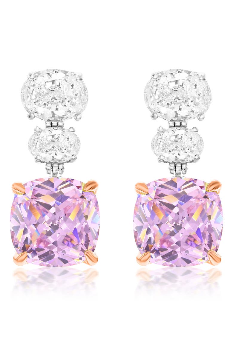 SUZY LEVIAN Gala Firework Drop Earrings, Alternate, color, Pink