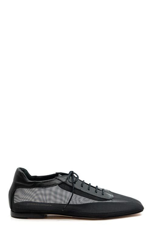 Andrea Gomez Antonia Mesh Oxfords In Black